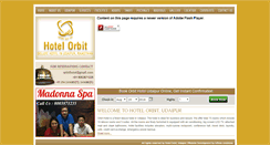 Desktop Screenshot of orbithoteludaipur.com